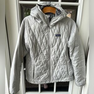 Patagonia Nano Puff Hoody X-Large Tailored Gray Windproof Water Resistant XL